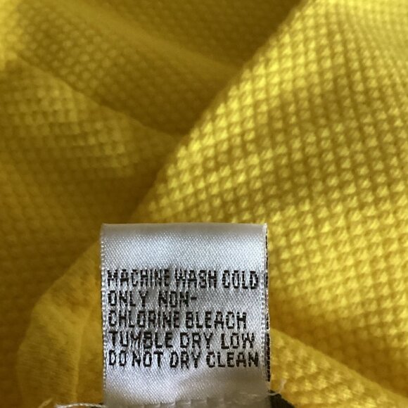 Laura Leigh Ltd Intimates Textured Knit Dress Sz M Yellow #27S - Picture 8 of 8